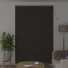 vidaXL Window Blind with Curtains Manual Dark grey Aluminium