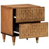 vidaXL Bedside Cabinet 40x33x46 cm Solid Wood Mango