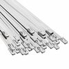 vidaXL Cable Tie 50 pcs 4.6 x 250 mm Silver