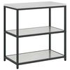 vidaXL Kitchen Storage Set with Shelf with Storage 2 pcs Silver Steel