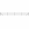 vidaXL Wire Mesh Fence with Spike Anchors Anthracite 0,8x10 m