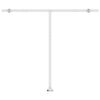 vidaXL Freestanding Manual Retractable Awning 400x300 cm Yellow/White