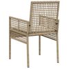 vidaXL Garden Chair 2 pcs Beige 53 x 60 x 85cm Poly Rattan