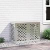 vidaXL Air Conditioner Cover Silver 100 x 50 x 70 cm Galvanised Steel
