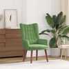 vidaXL Armchair Light Green 63 x 67 x 94 cm Velvet