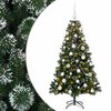 vidaXL Artificial Christmas Tree with Bauble 120 cm 150 LEDs