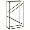 vidaXL Firewood Rack Olive Green 60x25x100 cm Cold-rolled steel