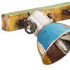 vidaXL Industrial Wall Lamp Multicolour 90x25 cm E27