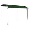 vidaXL Gazebo 3 x 3 x 2.55 m Green Powder-Coated Steel and Fabric