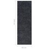 vidaXL Runner Rug BCF Anthracite 80x250 cm