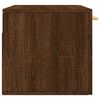 vidaXL Wall Cabinet Brown Oak 80x36.5x35 cm Engineered Wood