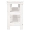 vidaXL Work Bench White 181x50x80 cm Solid Wood Pine