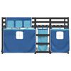 vidaXL Bunk Bed without Mattress Blue 90x200 cm Solid Wood Pine
