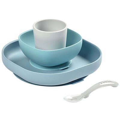 Beaba 4 Piece Silicone Baby Meal Set Jungle