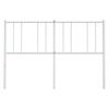 vidaXL Metal Headboard White 120 cm
