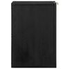 vidaXL Bathroom Hanging Cabinet Black 38x33x48 cm Engineered Wood