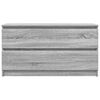 vidaXL TV Cabinet Grey Sonoma 100x35x54 cm Engineered Wood