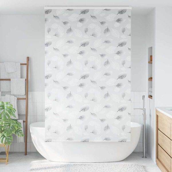vidaXL Shower Roller Blind with Cassette 130x240 cm Fabric Width 126 cm