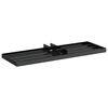 vidaXL Garden Leveling Rake Black 75 x 25 x 6 cm Powder-Coated Steel