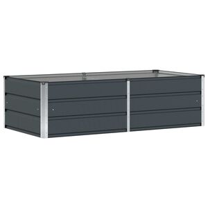 vidaXL Planter Anthracite 160 x 80 x 45 cm Steel