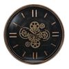 Gifts Amsterdam Radar Clock Boston Metal Old Gold 60 cm