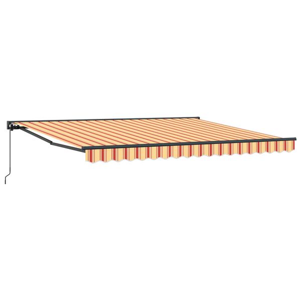 vidaXL Retractable Awning Multicolour 400 x 300 cm Polyester and Metal