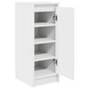 vidaXL Shoe Cabinet White 29.5x34x76 cm Engineered Wood