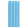vidaXL Blackout Curtains with Rings 2 pcs Light Blue 245 x 140 cm