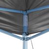 vidaXL Professional Folding Party Tent with 2 Sidewalls 2x2 m Steel Anthracite