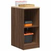 vidaXL Garage Storage Cabinet Brown Oak 40x51x85 cm Solid Wood Pine