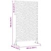 vidaXL Privacy Screen Grey 100 x 50 x 180 cm Steel