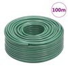 vidaXL Garden Hose with Fitting Set Green 0.5" 100 m PVC