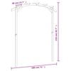 vidaXL Garden Pergola Impregnated Pinewood 180x210x40 cm
