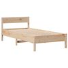 vidaXL Bed Frame without Mattress 100x200 cm Solid Wood Pine