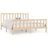 vidaXL Bed Frame without Mattress 200x200 cm Solid Wood