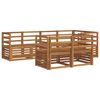 vidaXL Sofa Sets 7 pcs Natural Solid Acacia Wood