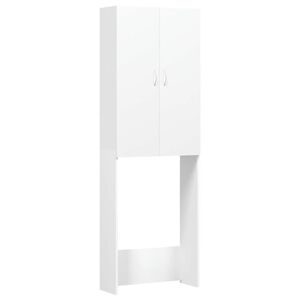 vidaXL Washing Machine Cabinet White 64x25,5x190 cm