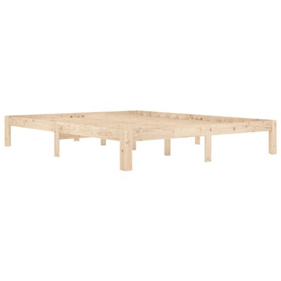vidaXL Bed Frame Solid Wood Pine 160x200 cm