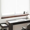 vidaXL Window Sill Brown Wood 140 x 10 x 4.5 cm PVC