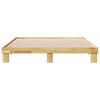 vidaXL Bed Frame without Mattress 200x200 cm Solid Wood Oak
