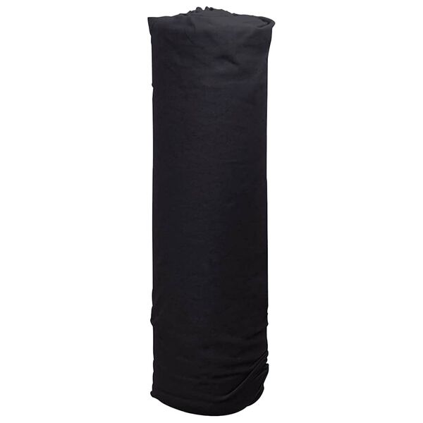 vidaXL Geotextile Membrane Black 1 x 10 m Polyester Fibre