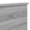 vidaXL Headboard Grey Sonoma 200 cm Engineered Wood