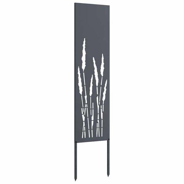 vidaXL Garden Privacy Screen Anthracite 32 x 140 cm Cold-rolled steel