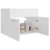 vidaXL Sink Cabinet White 60x38.5x46 cm Engineered Wood