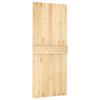 vidaXL Door NARVIK Natural 85 x 210 cm Solid Pine Wood