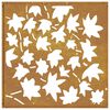vidaXL Garden Wall Decoration 55x55 cm Corten Steel Maple Leaf Design