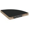 vidaXL Floating Corner Shelf Black 35x35x3.8 cm MDF