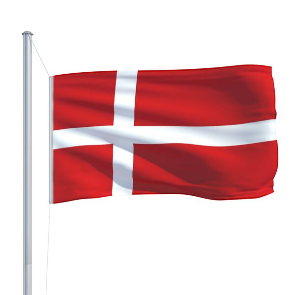 vidaXL Denmark Flag 90x150 cm