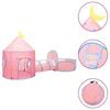 vidaXL Children Play Tent Pink 301x120x128 cm