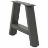 vidaXL Coffee Table Legs A-Shaped 2 pcs Anthracite&nbsp;50x(30-31) cm Steel